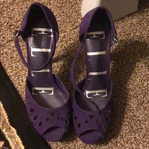 Elle purple heels